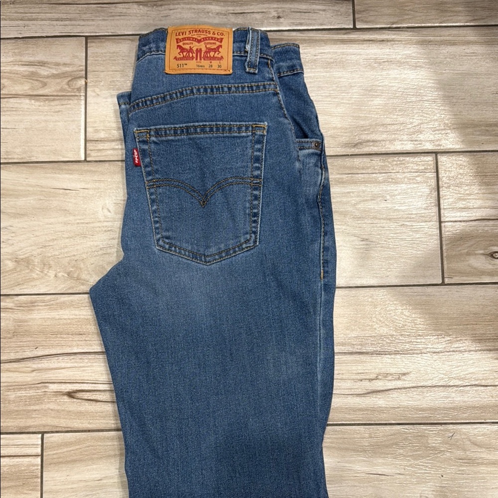 Levi's 511 Blue Jeans size 16 in boys